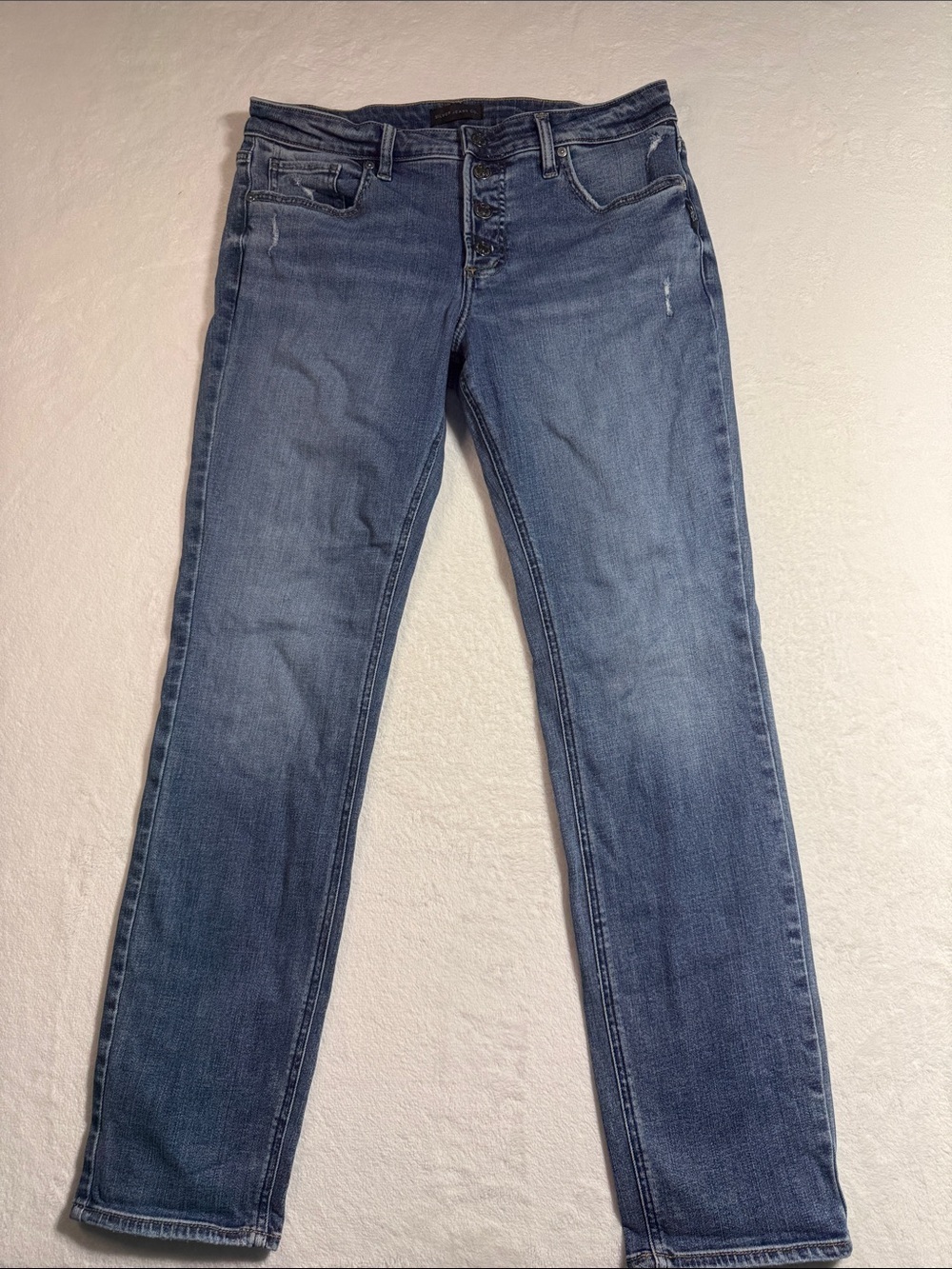 Silver Jeans Women's Straight-Leg Denim in Medium Blue